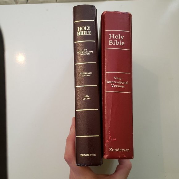 Holy Bible NIV Reference Edition Red Letter Old & New Test Bible Zondervan HB + - Picture 2 of 14